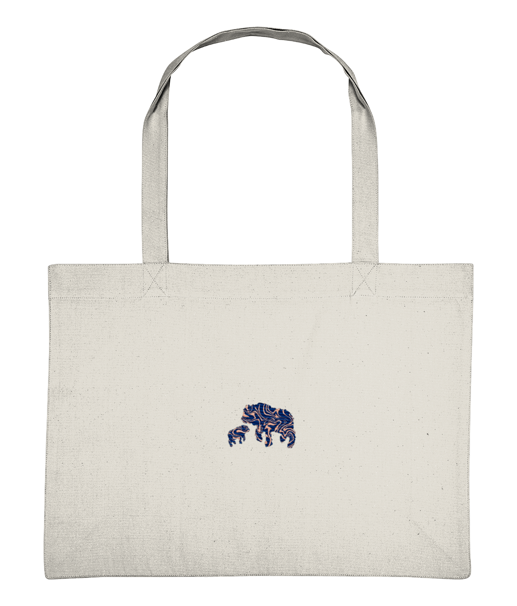 Tiny Bison Shopper Tote - Natural