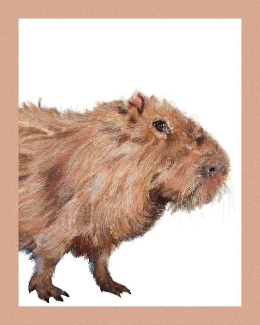 Carlos the Capybara Print