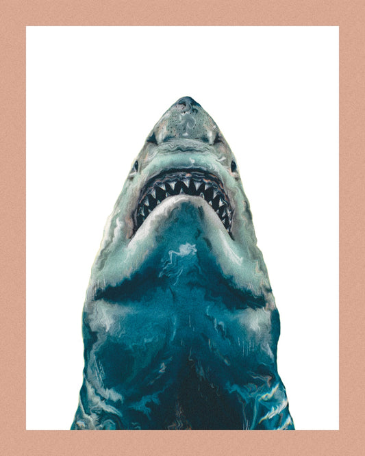 Bruce the Great White Shark Print