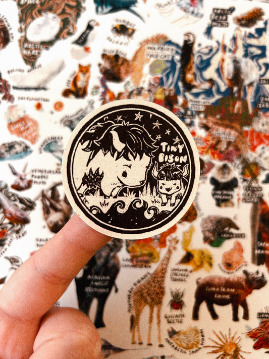 Tiny Bison Sticker