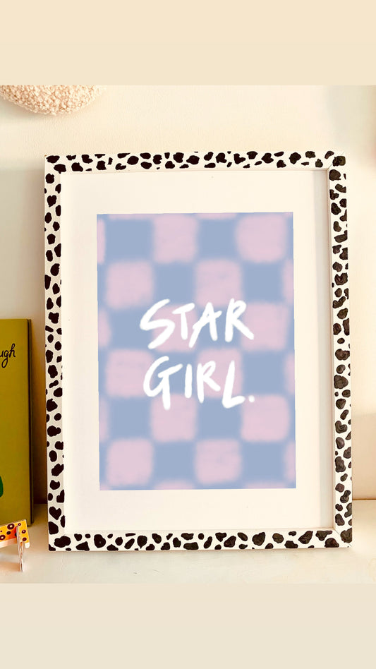 Star Girl Print