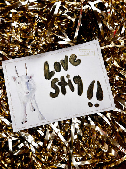 Stig’s Reindeer Postcard